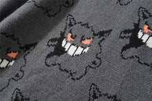 Lade das Bild in den Galerie-Viewer, Stylisher Pokemon Gengar Oversize Pullover Kleidung kaufen