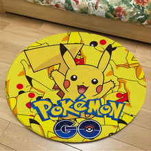 Lade das Bild in den Galerie-Viewer, Runder Flanel Pokemon Teppich in vielen Motiven kaufen