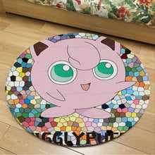 Lade das Bild in den Galerie-Viewer, Runder Flanel Pokemon Teppich in vielen Motiven kaufen
