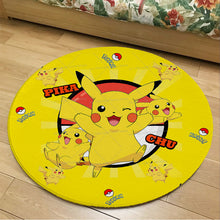 Lade das Bild in den Galerie-Viewer, Runder Flanel Pokemon Teppich in vielen Motiven kaufen