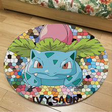 Lade das Bild in den Galerie-Viewer, Runder Flanel Pokemon Teppich in vielen Motiven kaufen