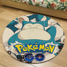 Lade das Bild in den Galerie-Viewer, Runder Flanel Pokemon Teppich in vielen Motiven kaufen