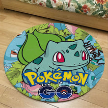 Lade das Bild in den Galerie-Viewer, Runder Flanel Pokemon Teppich in vielen Motiven kaufen