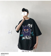 Lade das Bild in den Galerie-Viewer, Cooles Oversize T-Shirt mit Pokémon Gengar Print kaufen