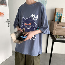 Lade das Bild in den Galerie-Viewer, Cooles Oversize T-Shirt mit Pokémon Gengar Print kaufen