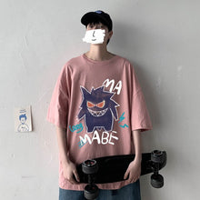 Lade das Bild in den Galerie-Viewer, Cooles Oversize T-Shirt mit Pokémon Gengar Print kaufen