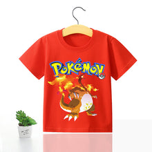 Lade das Bild in den Galerie-Viewer, Pokemon Kinder Pikachu T-Shirt für den Sommer viele Motive kaufen