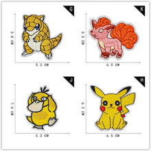 Lade das Bild in den Galerie-Viewer, 16 Stk. Pokémon Stoff-Patches zum Aufnähen kaufen