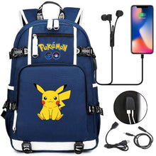 Lade das Bild in den Galerie-Viewer, Pokémon Rucksack mit Smartphone Ladefunktion kaufen