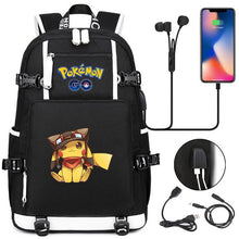 Lade das Bild in den Galerie-Viewer, Pokémon Rucksack mit Smartphone Ladefunktion kaufen