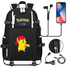 Lade das Bild in den Galerie-Viewer, Pokémon Rucksack mit Smartphone Ladefunktion kaufen