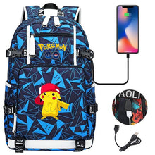 Lade das Bild in den Galerie-Viewer, Pokémon Rucksack mit Smartphone Ladefunktion kaufen