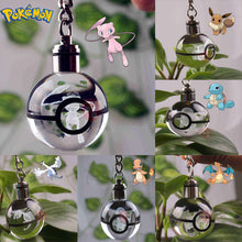 Lade das Bild in den Galerie-Viewer, Pokeball Anhänger mit Pokemon Motiven und Farbwechsel kaufen