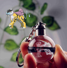 Lade das Bild in den Galerie-Viewer, Pokeball Anhänger mit Pokemon Motiven und Farbwechsel kaufen