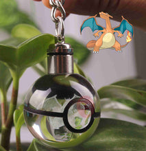 Lade das Bild in den Galerie-Viewer, Pokeball Anhänger mit Pokemon Motiven und Farbwechsel kaufen