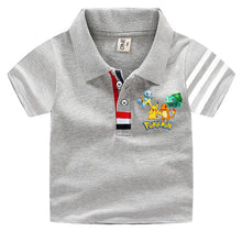 Lade das Bild in den Galerie-Viewer, Pokemon Polo Shirts für Kinder mit vielen verschiedenen Motiven für den Sommer kaufen