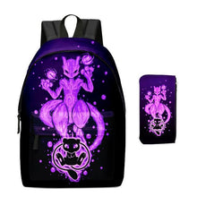 Lade das Bild in den Galerie-Viewer, Pikachu Rucksack mit Federmappe im Set für Schule etc. kaufen