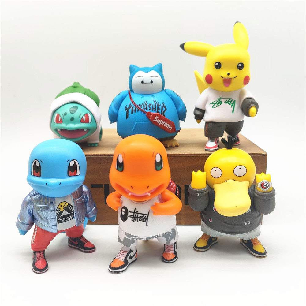 Pokemon Figuren Set - Pikachu Squirtle Charmander Psyduck kaufen