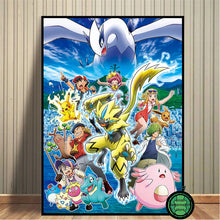 Lade das Bild in den Galerie-Viewer, Pokemon Poster Kunstdrucke Ash Ketchum Pikachu Jigglypuff etc. kaufen