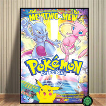 Lade das Bild in den Galerie-Viewer, Pokemon Poster Kunstdrucke Ash Ketchum Pikachu Jigglypuff etc. kaufen