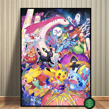 Lade das Bild in den Galerie-Viewer, Pokemon Poster Kunstdrucke Ash Ketchum Pikachu Jigglypuff etc. kaufen