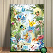 Lade das Bild in den Galerie-Viewer, Pokemon Poster Kunstdrucke Ash Ketchum Pikachu Jigglypuff etc. kaufen