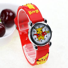 Lade das Bild in den Galerie-Viewer, Pikachu Pokemon Armbanduhr für Kinder (4 Farben zur Auswahl) kaufen