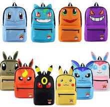 Lade das Bild in den Galerie-Viewer, Pokemon Evoli, Haunter, Bisasam etc. Rucksack (verschiedene Motive) kaufen