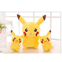 Lade das Bild in den Galerie-Viewer, Lachender Pikachu Stofftier Kuscheltier in verschiedenen Größen (20-45cm) kaufen
