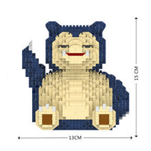Lade das Bild in den Galerie-Viewer, Sitzender Relaxo / Snorlax Pokemon Baustein Set kaufen