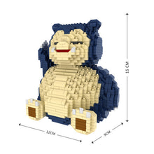 Lade das Bild in den Galerie-Viewer, Sitzender Relaxo / Snorlax Pokemon Baustein Set kaufen