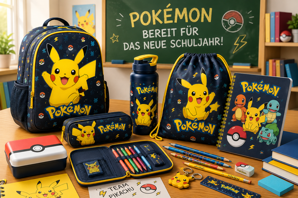 Alles für die Schule – mit Pokémon ins neue Schuljahr