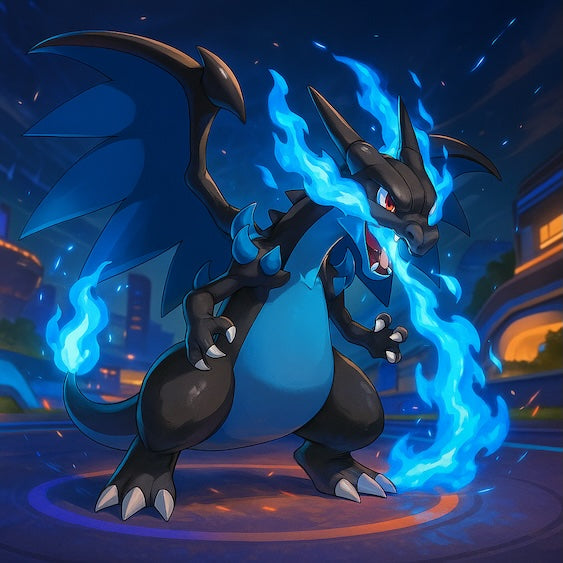 Mega-Glurak X jetzt in Pokémon UNITE - Feuer, Flammen und Mega-Power!