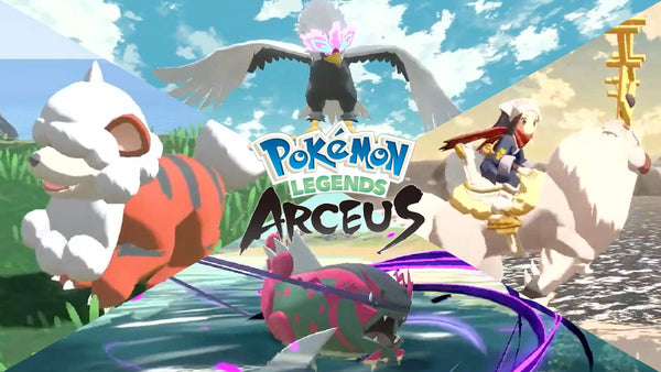 4 nouveaux Pokémon dans : Pokémon Legends : Arceus