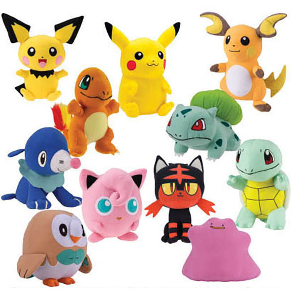 Die 5 beliebtesten Pokémon Stofftiere