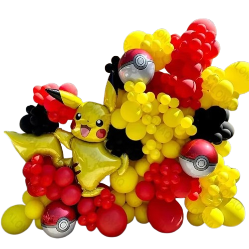 106 Stk. Pokemon Pikachu Luftballons für Geburtstag, Feier etc.