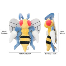 Lade das Bild in den Galerie-Viewer, Bibor Beedrill Plüsch Pokemon (ca. 18cm)
