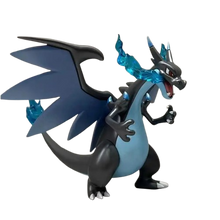 Lade das Bild in den Galerie-Viewer, Detailreiche Pokemon Glurak Charizard oder Quajutsu Greninja Figur
