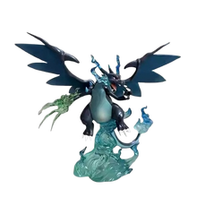 Lade das Bild in den Galerie-Viewer, Detailreiche Pokemon Glurak Charizard oder Quajutsu Greninja Figur
