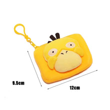 Lade das Bild in den Galerie-Viewer, Flauschige Enton Psyduck Geldbörse mit Clip

