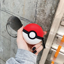 Lade das Bild in den Galerie-Viewer, Schutzcase für Airpods Pro oder Samsung FreeBuds im Pokeball Look
