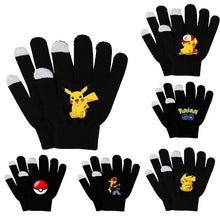 Load the image into the gallery viewer, Pokemon Pikachu Warm Winter Gloves - many motifs