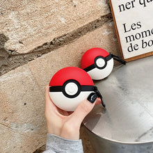 Lade das Bild in den Galerie-Viewer, Schutzcase für Airpods Pro oder Samsung FreeBuds im Pokeball Look
