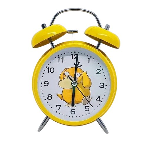 Buy classic alarm clock with Pikachu, Bulbasaur, Schiggy and other