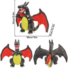 Lade das Bild in den Galerie-Viewer, Plüschfigur Pokémon schillernder Glurak - Shiny Charizard (ca. 38cm)
