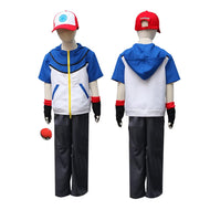 Pokemon Trainer Kostüm Cosplay Set für Karneval, Fasching etc.