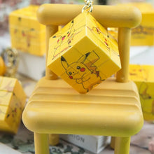 Load the image into the gallery viewer, Pikachu Rubik's Cube Keychain