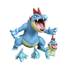 Lade das Bild in den Galerie-Viewer, Impergator Feraligatr Evolution Gruppe mit Karnimani Totodile, Tyracroc  Croconaw, Impergator Pokemon Figuren Set
