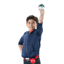 Lade das Bild in den Galerie-Viewer, Pokemon Trainer Gürtel mit Evoli Figur und 2x Pokeball Spielzeug
