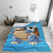 Carica l'immagine nel visualizzatore della galleria, Coperta soffice di Blastoise: divertiti con il potente Blastoise!